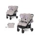 LORELLI KOLICA ZA BEBE DUO PLUS TORBA GREY DOTS - Online Apoteka LORELLI KOLICA ZA BEBE DUO PLUS TORBA GREY DOTS